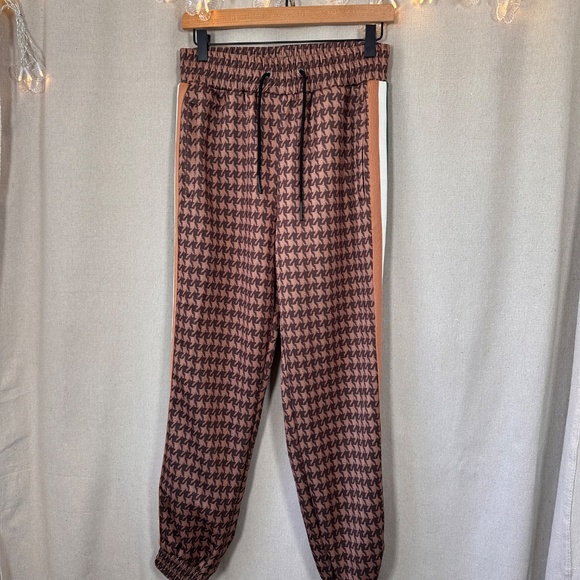 Pam and Gela Track Suit Houndstooth Jogger Set Jacket Joggers | Size M - Picture 7 of 16